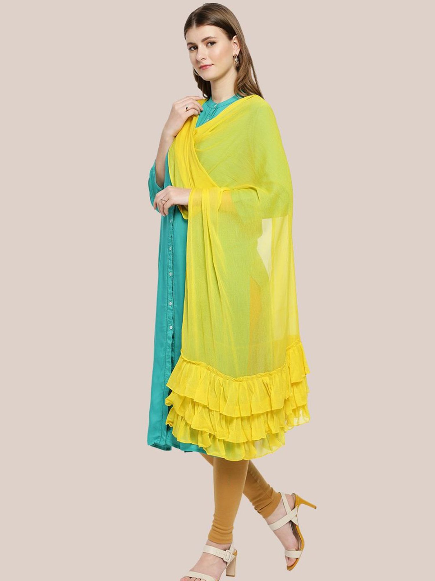 Dupatta Bazaar Yellow Dupatta