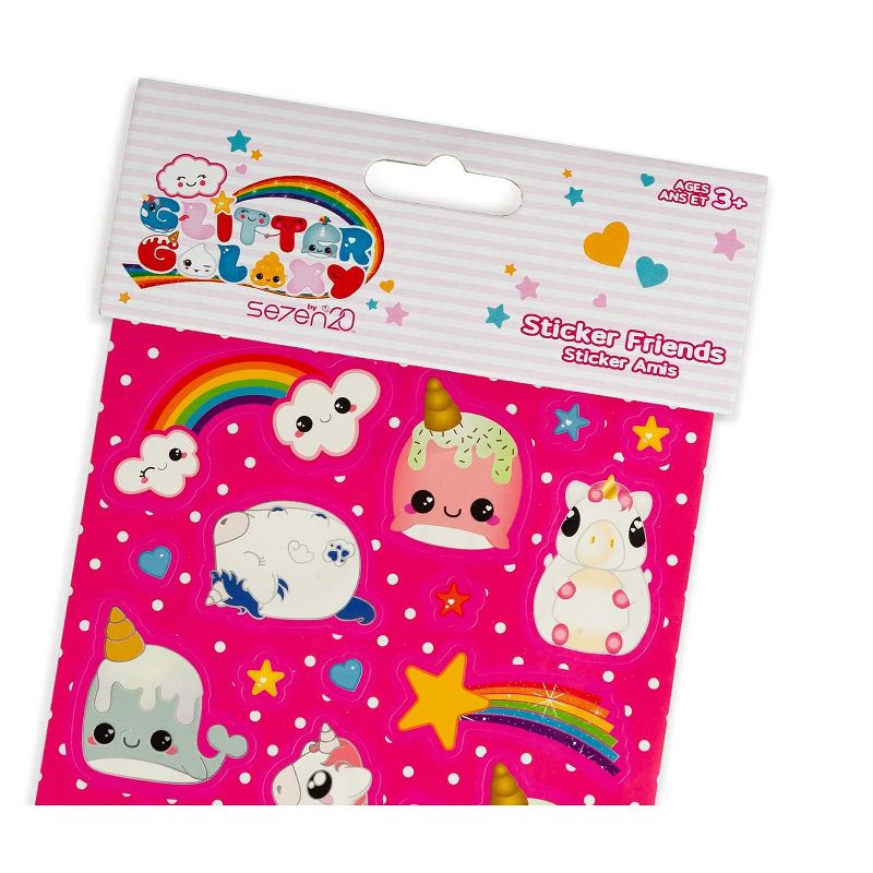 Se7en20 Glitter Galaxy Sticker Friends Sheet Wave 2