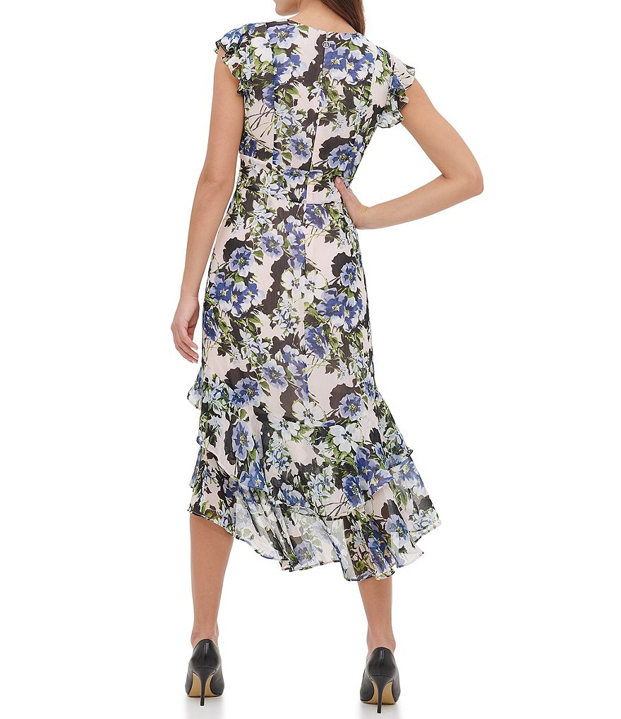 Le Bos 3-Piece Embroidered Trim Duster Pant Set