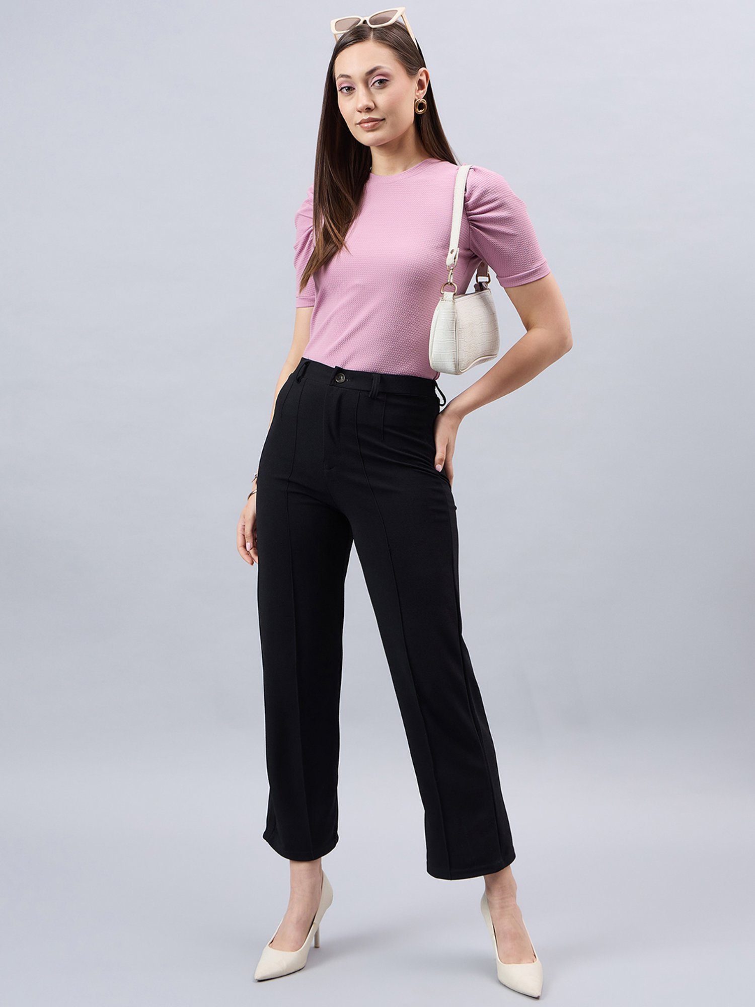 Style Quotient Dusty Pink Regular Fit Top
