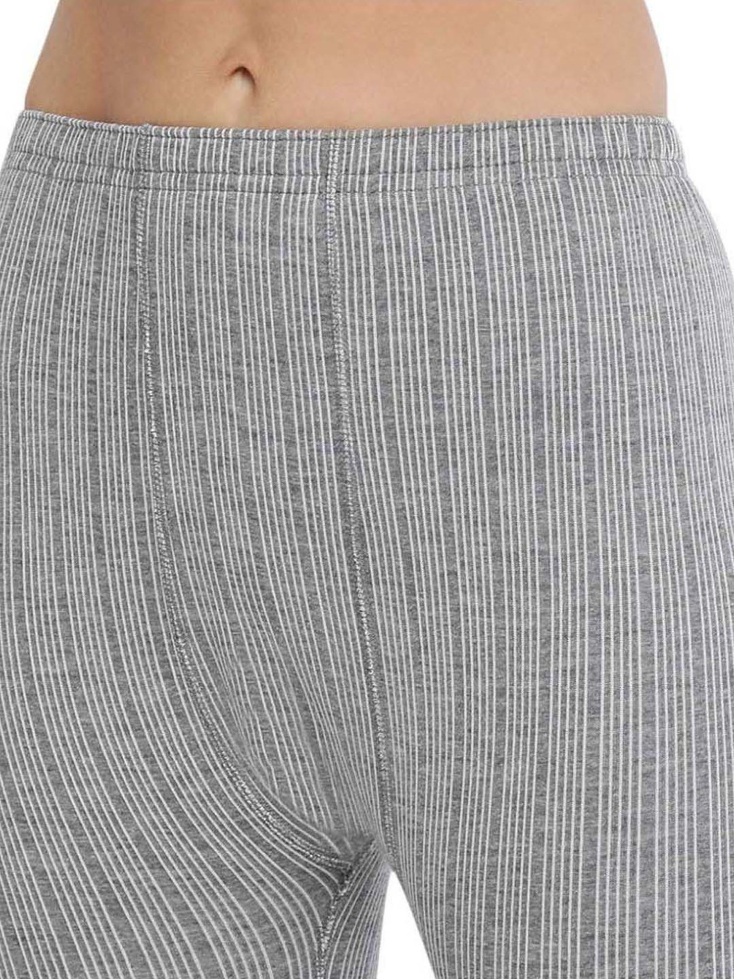 Dixcy Slimz Grey Striped Thermal Pants