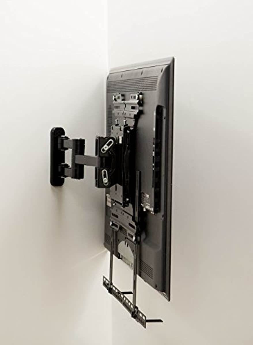 AVF EAK90-E Universal Soundbar Mount for Mounting Soundbar Above or Below TV, Black