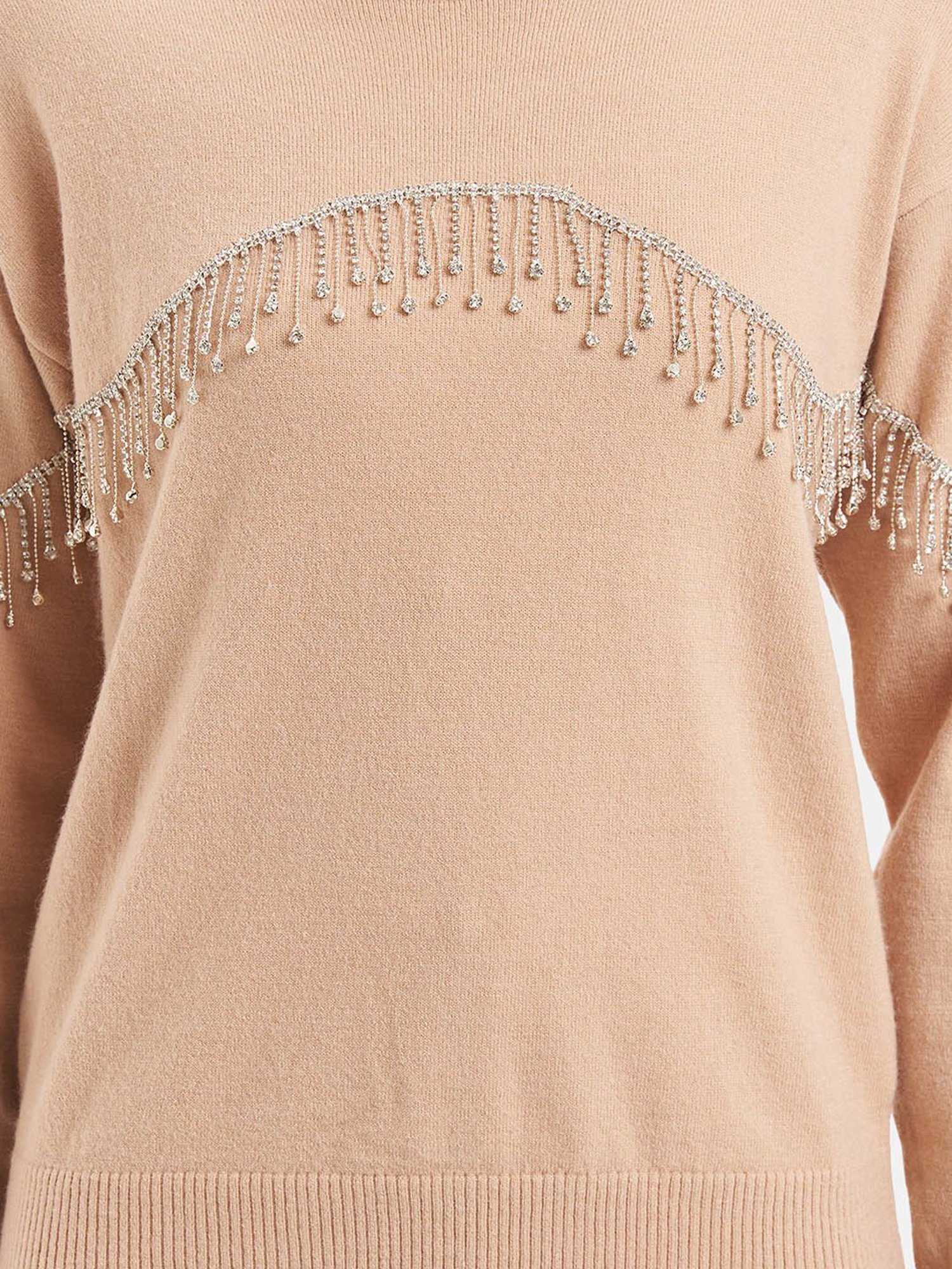 Kazo Peach Embellished Pullover