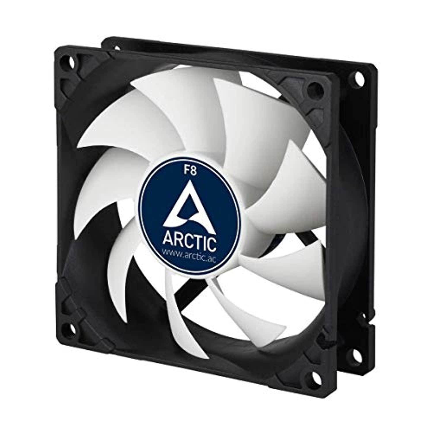 Arctic F8-80 mm Standard case Fan Ultra Low Noise cooler Silent cooler with Standard case Push- or Pull configuration Possible