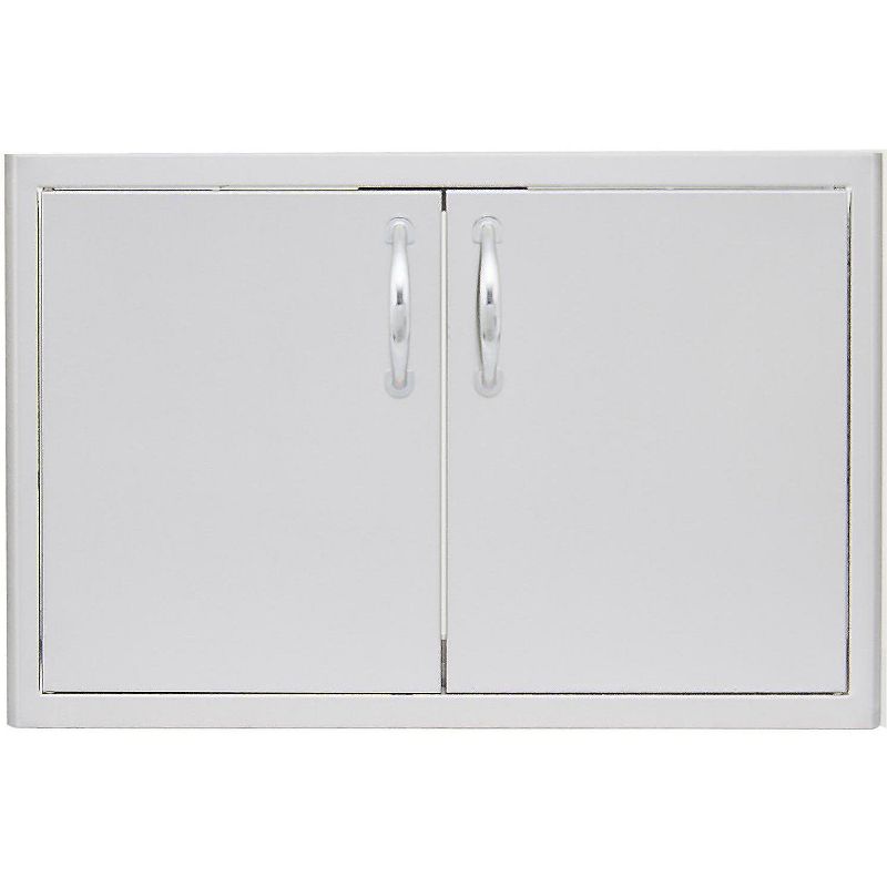 Blaze  32-Inch Stainless Steel Double Access Door With Paper Towel Holder BLZ-AD32-R.