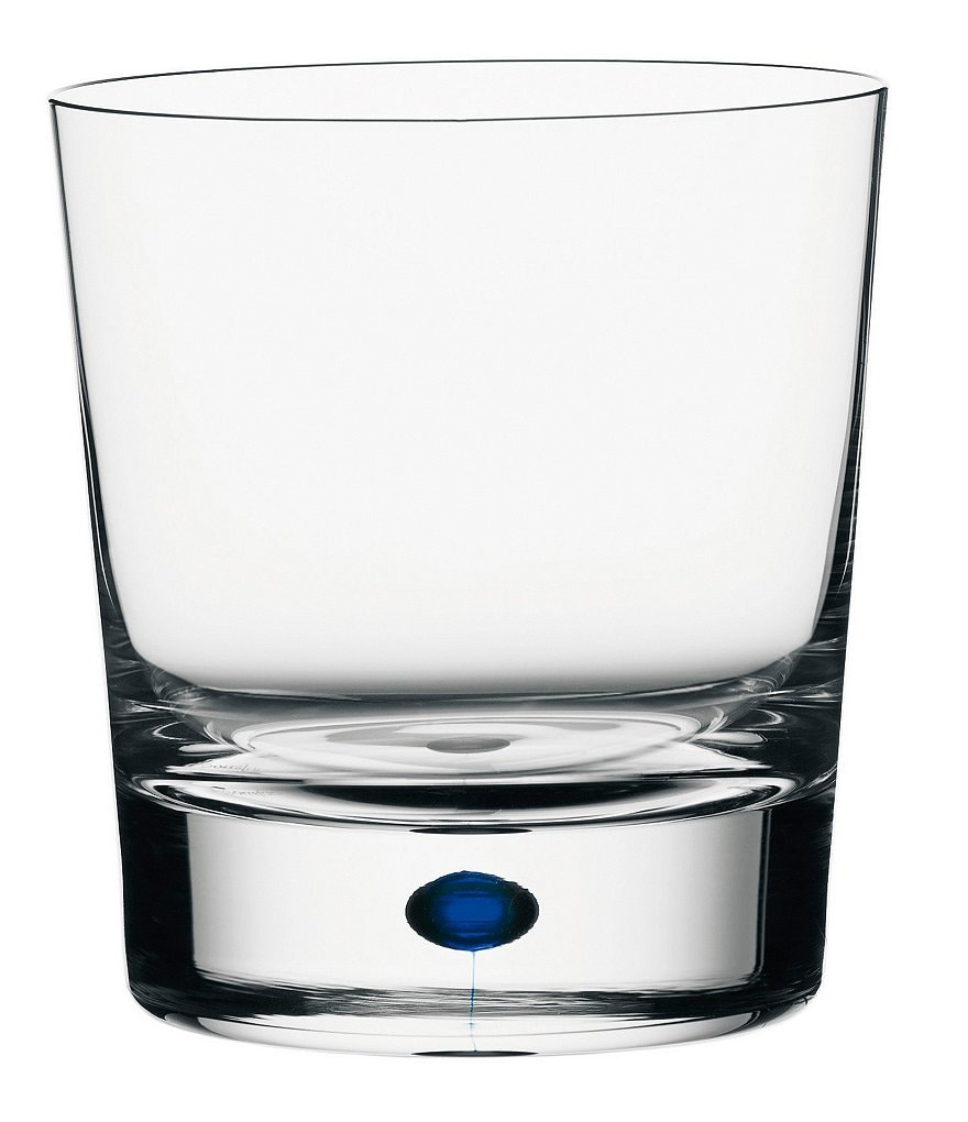 Orrefors Intermezzo Blue Double Old Fashioned Glass