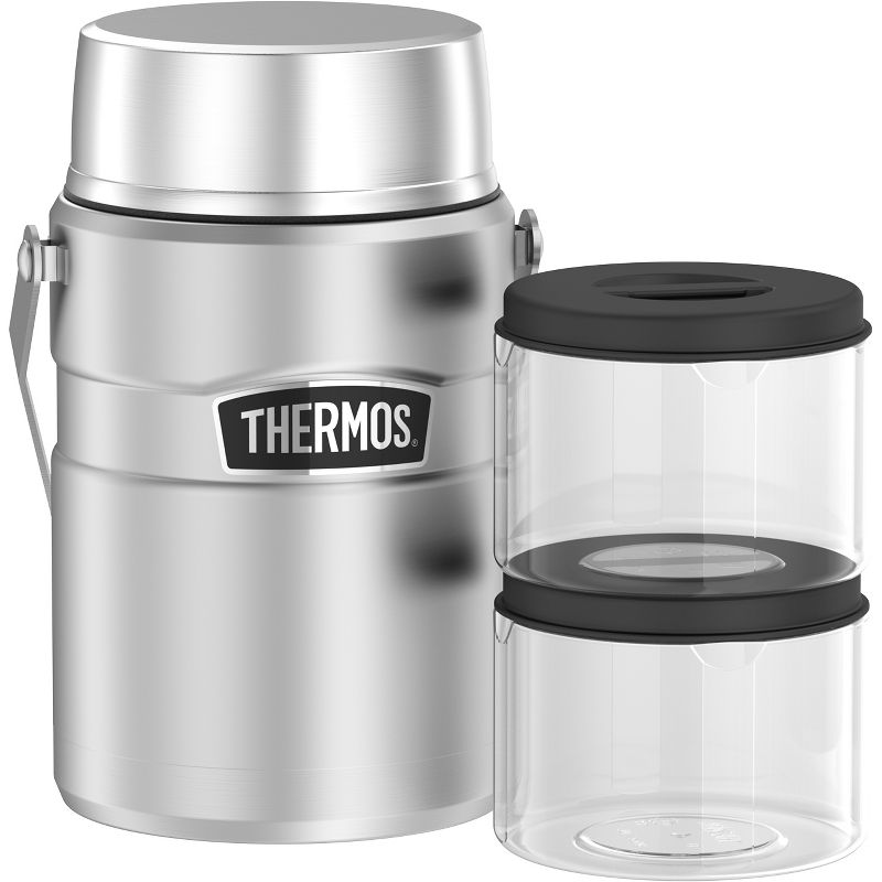 Thermos 47oz Stainless King Vacuum Insulated Food Jar - Stainless Steel