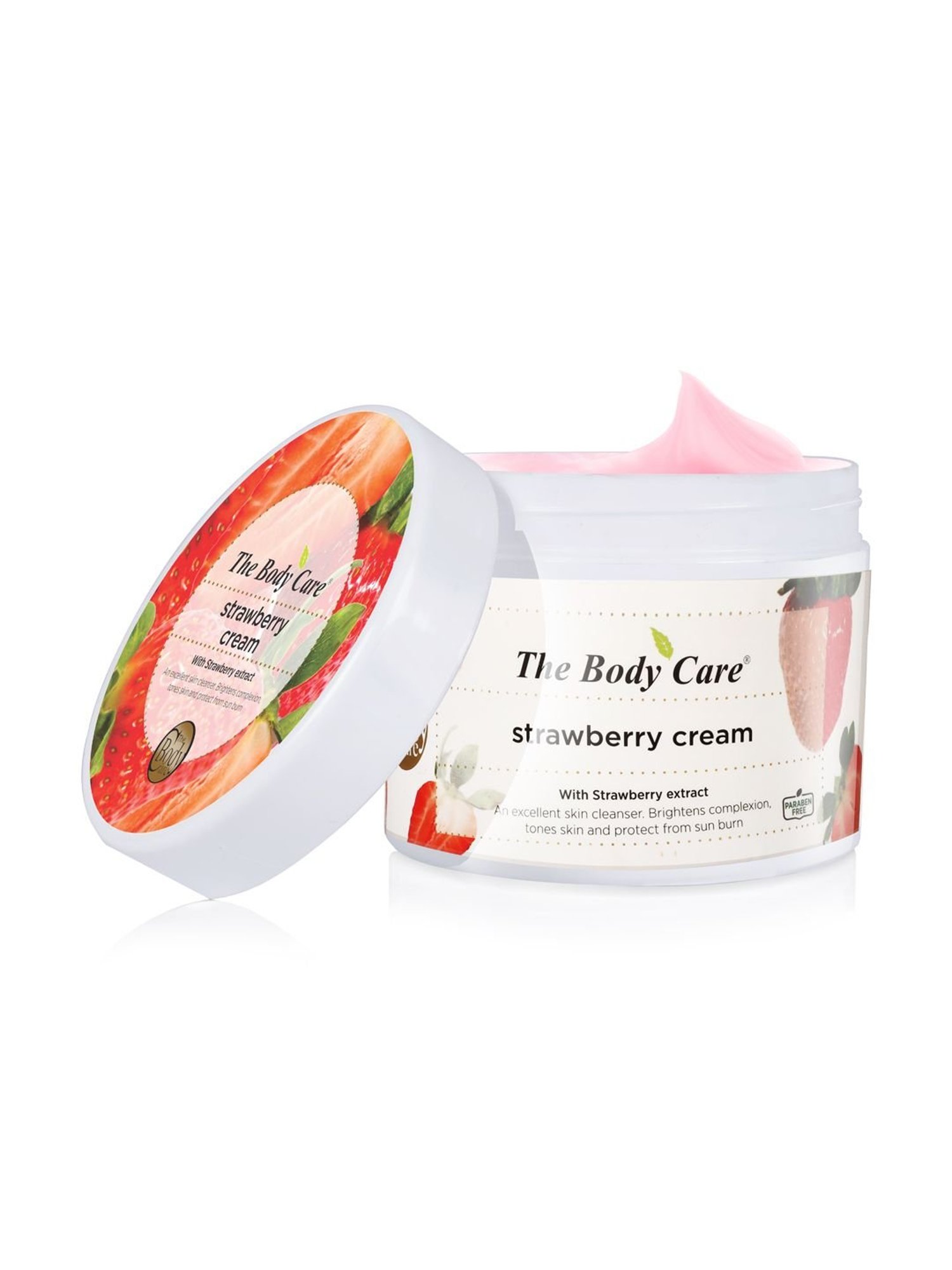 The Body Care Strawberry Cream - 500 gm