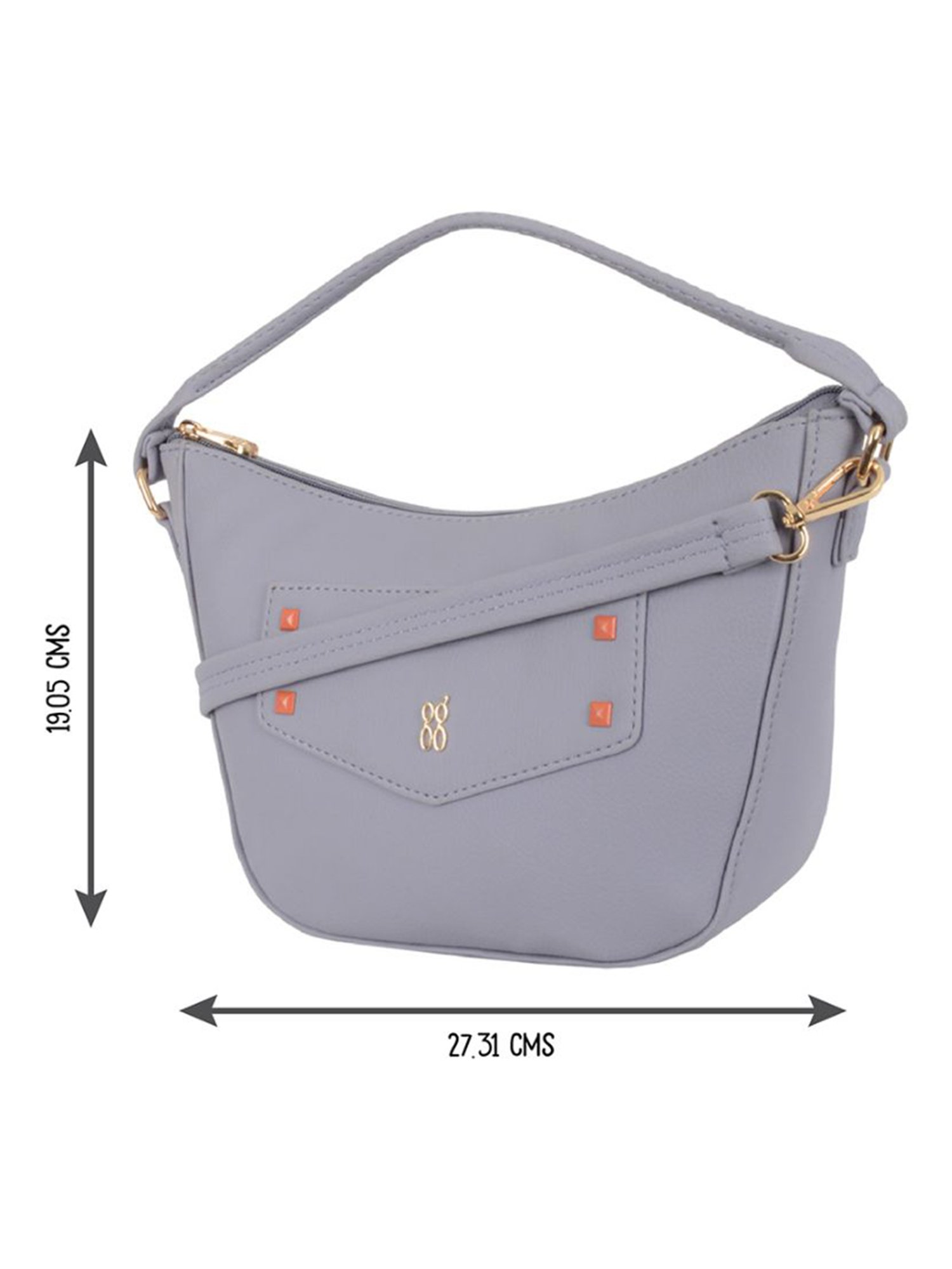 Baggit Purple Small Hobo Bag