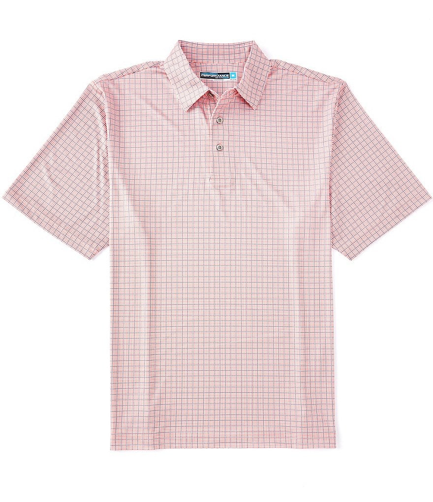 Visconti Petal Print Short-Sleeve Polo Shirt