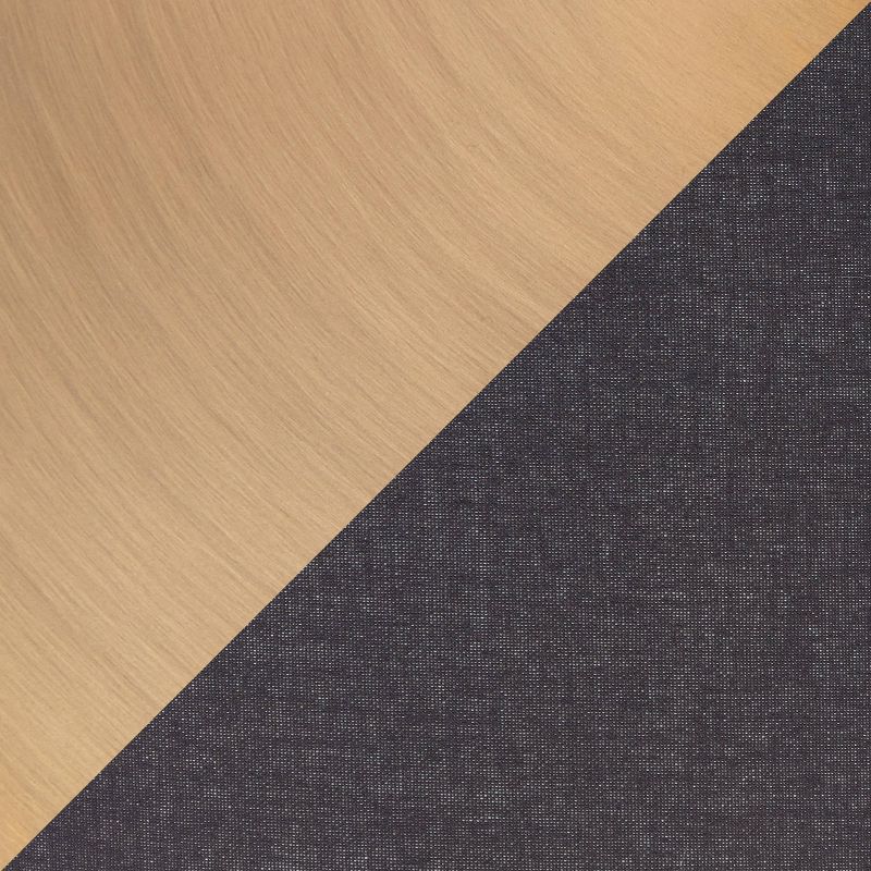 Trophy Industrial Floor Lamp with Linen Shade Black (Includes LED Light Bulb) - LumiSource