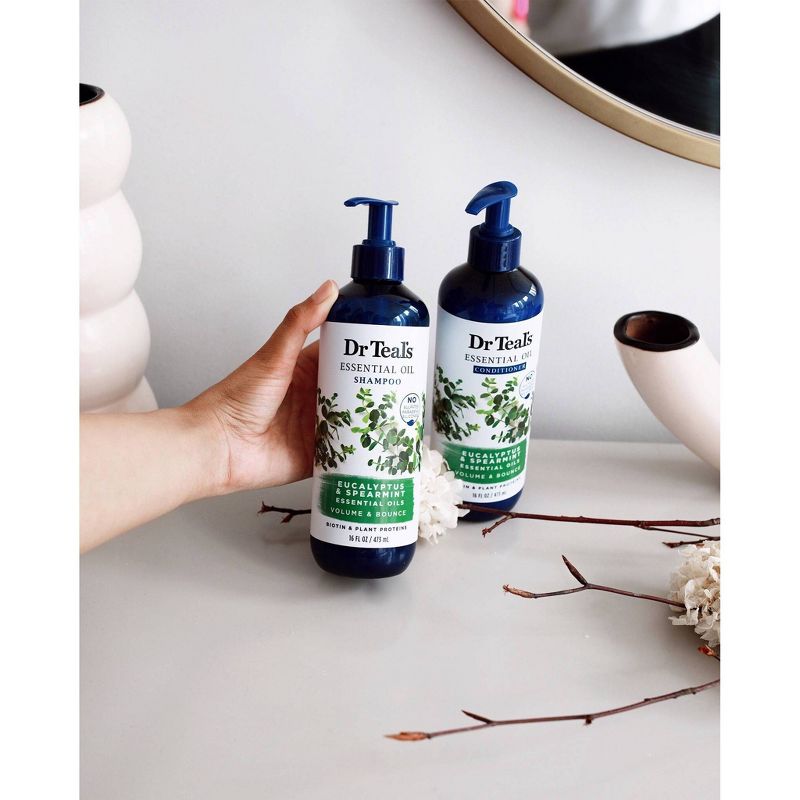 Dr Teal's Eucalyptus and Spearmint Volume & Bounce Conditioner - 16oz