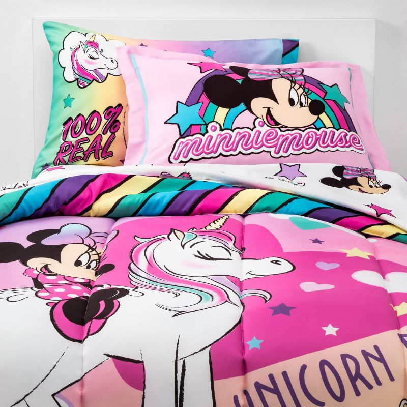 Twin Minnie Mouse Bed in a Bag