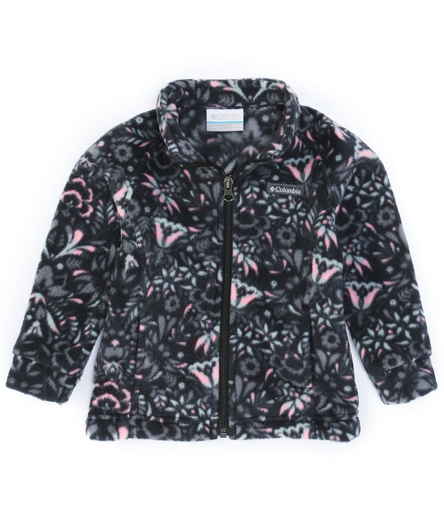 Columbia Baby Girls 3-24 Months Benton Springs Solid Fleece Zip Front Jacket