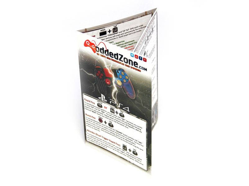 "Chameleon" Ps4 PRO Rapid Fire Custom Modded Controller 40 Mods for COD BO3, Infinite Warfare, Destiny, Ghosts Quick Scope Auto Run Sniper Breath & More with CUSTOM LIGHTBAR