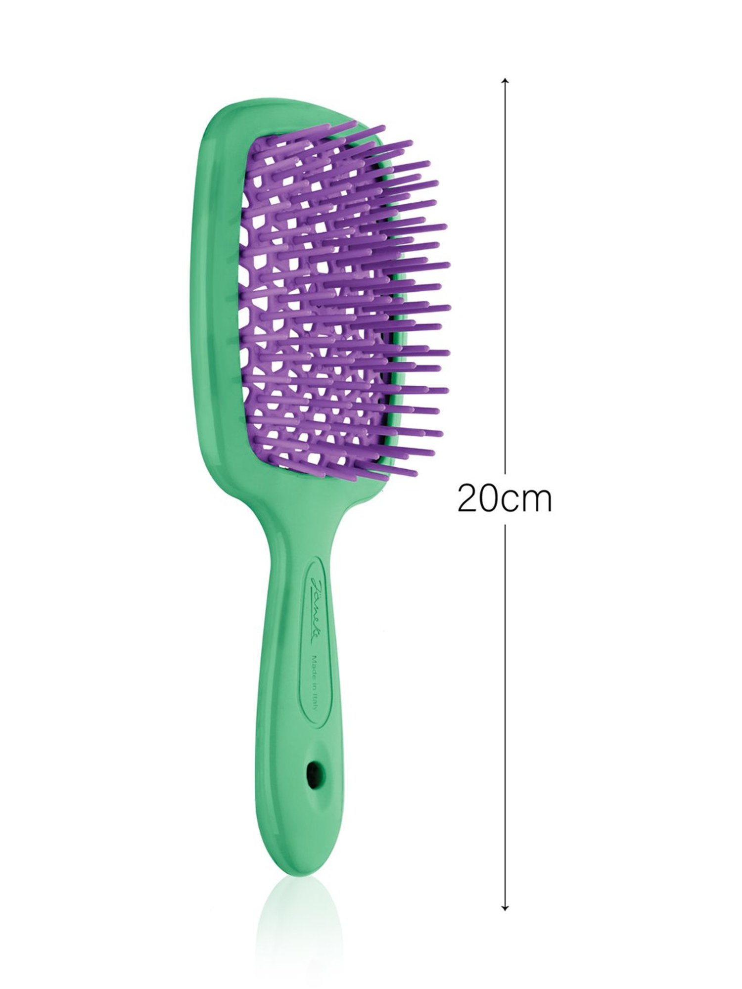 Janeke 1830 Professional Violate & Green Small Super Brush