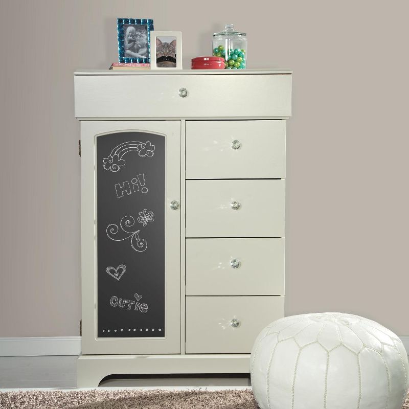 RoomMates Chalkboard Peel & Stick Wallpaper Black