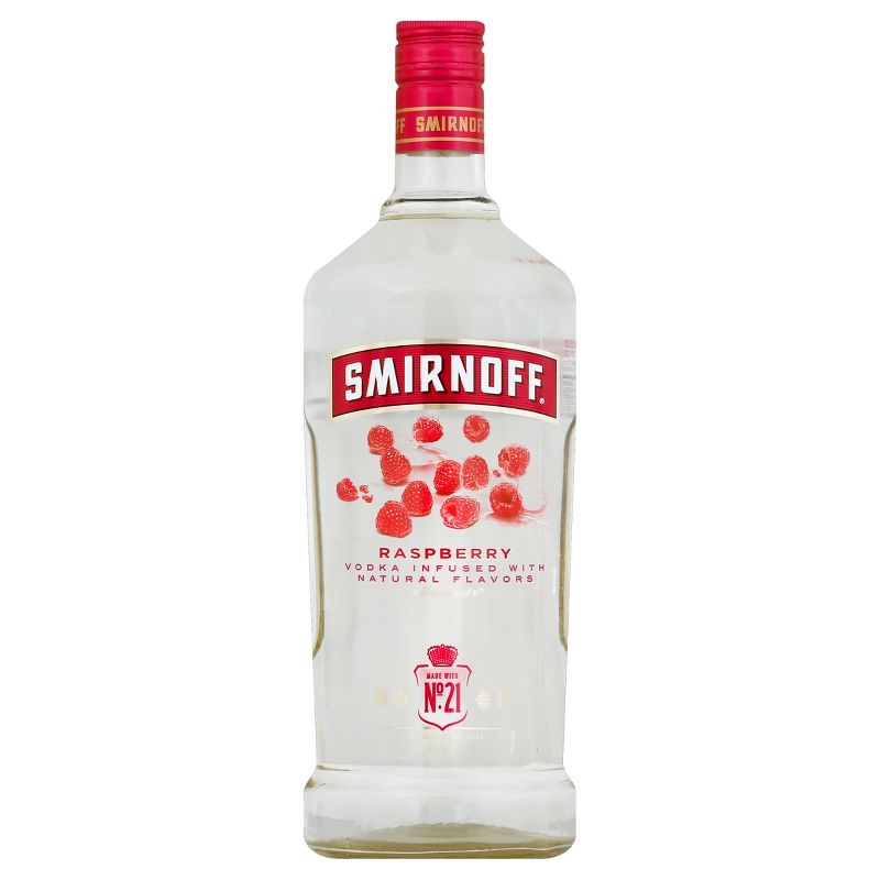 Smirnoff Raspberry Flavored Vodka - 1.75L Plastic Bottle