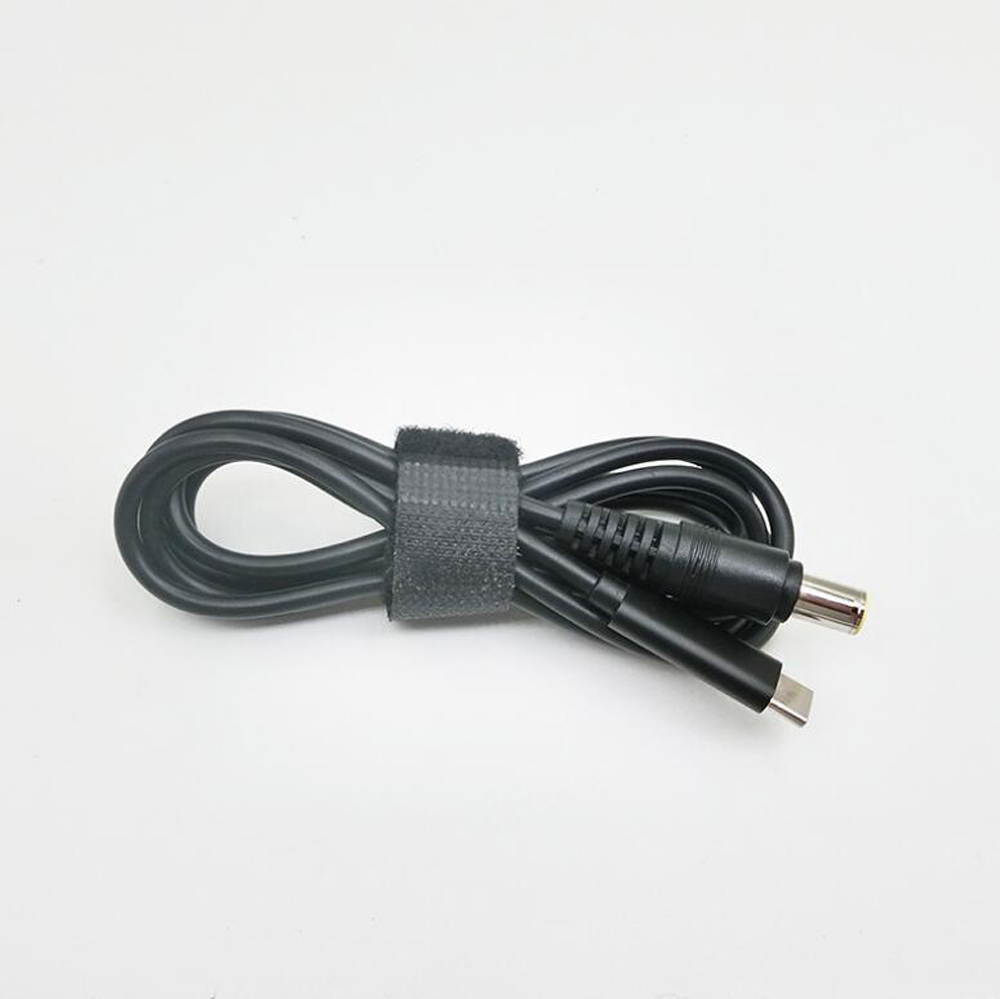 USB-C to DC Tip 7.9x5.5mm Power Cable works with for Lenovo 65W round tip laptop