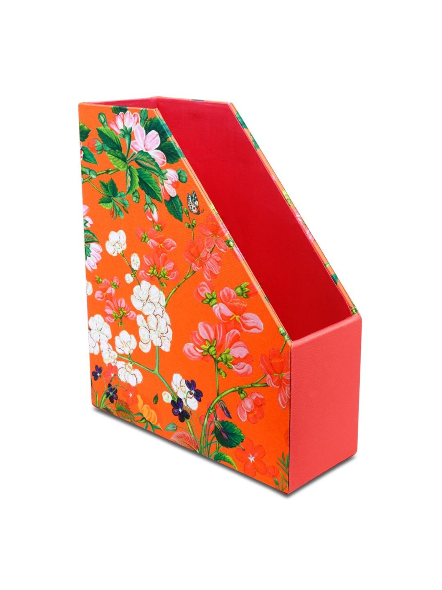 SEJ by Nisha Gupta Orange Magazine Rack - Set of 1