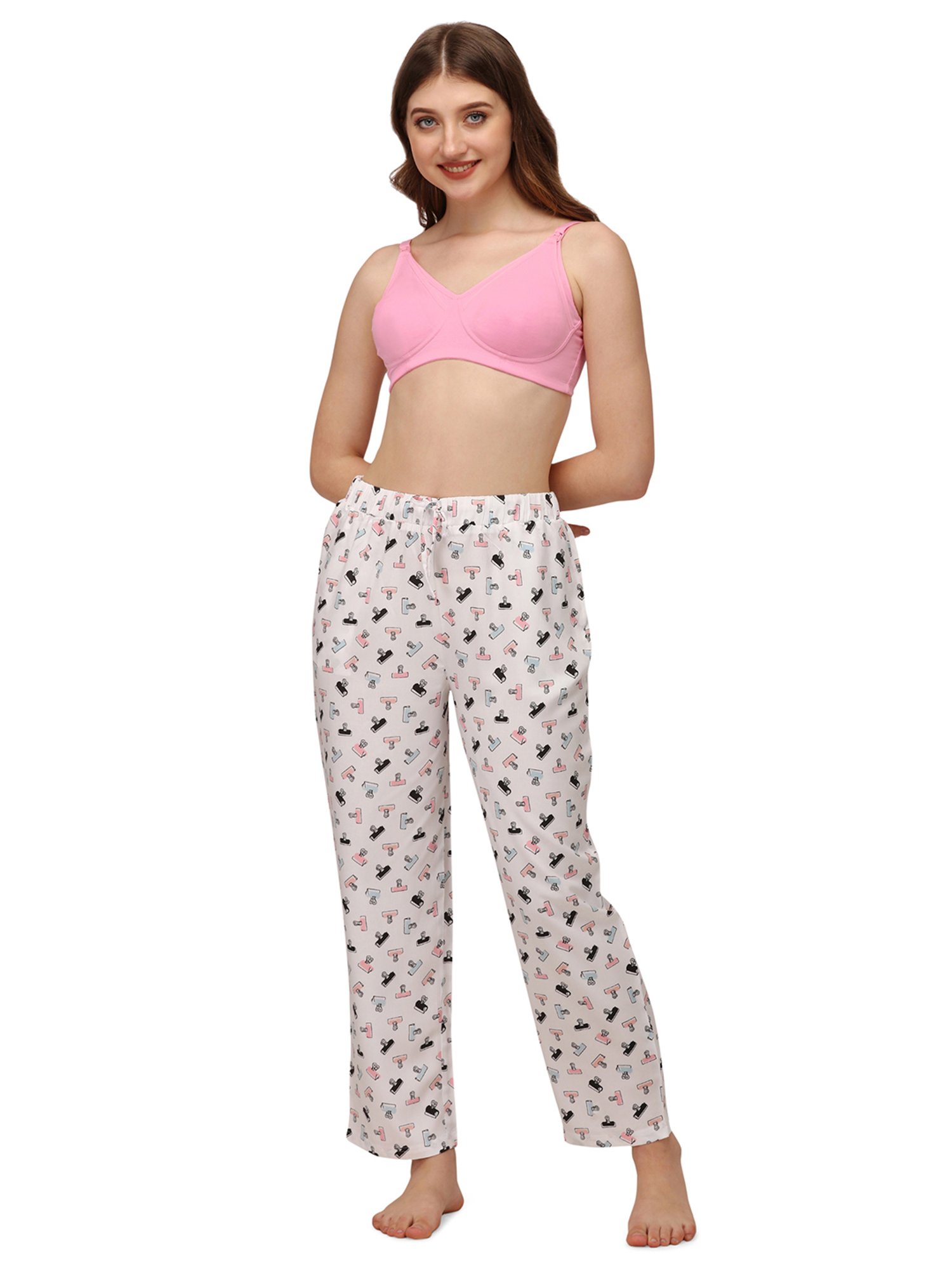 Mee Mee Pink Cotton Bra