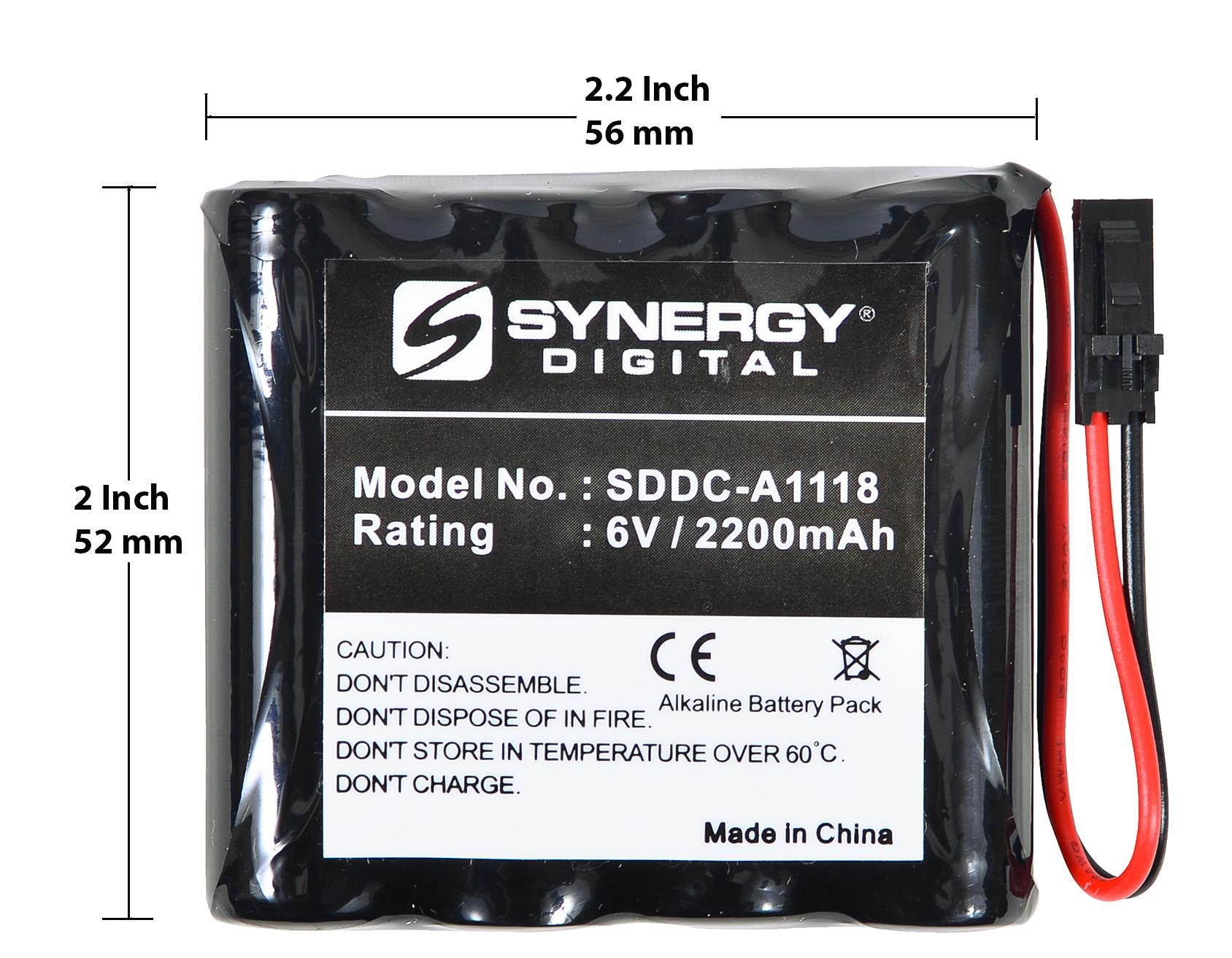 Stanley Security Systems VPD-EXBB Replacement Battery Combo-Pack includes: 4 x SDDC-A1118 Batteries