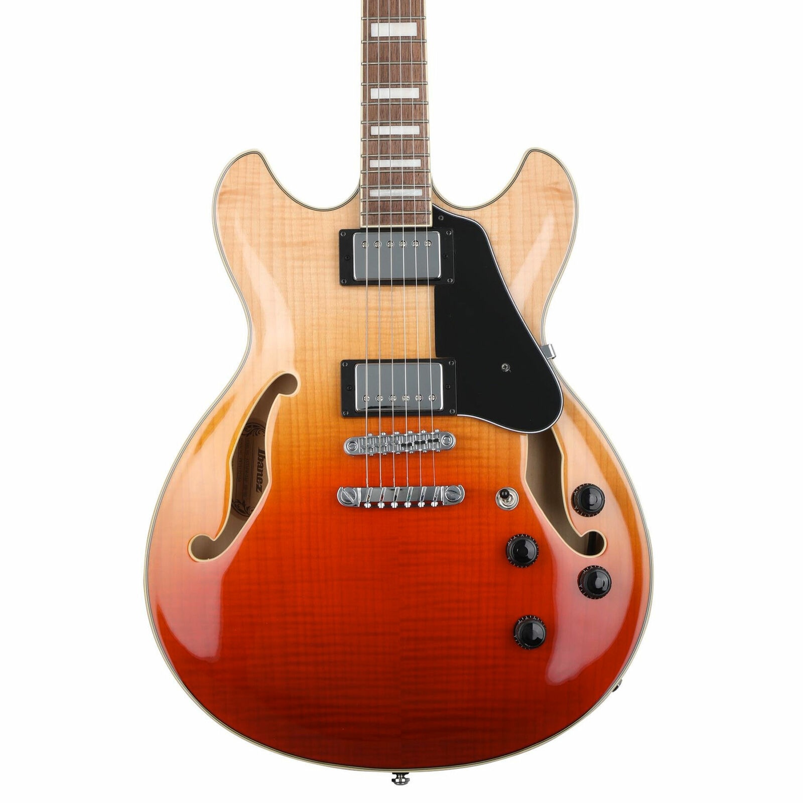 Ibanez Artcore AS73FM Semi-Hollow Electric Guitar - Transparent Autumn Fade