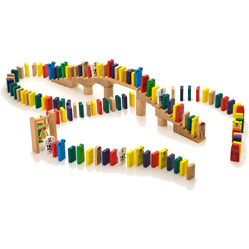 HABA Go-Go Wooden Dominoes 249 Piece Building Set