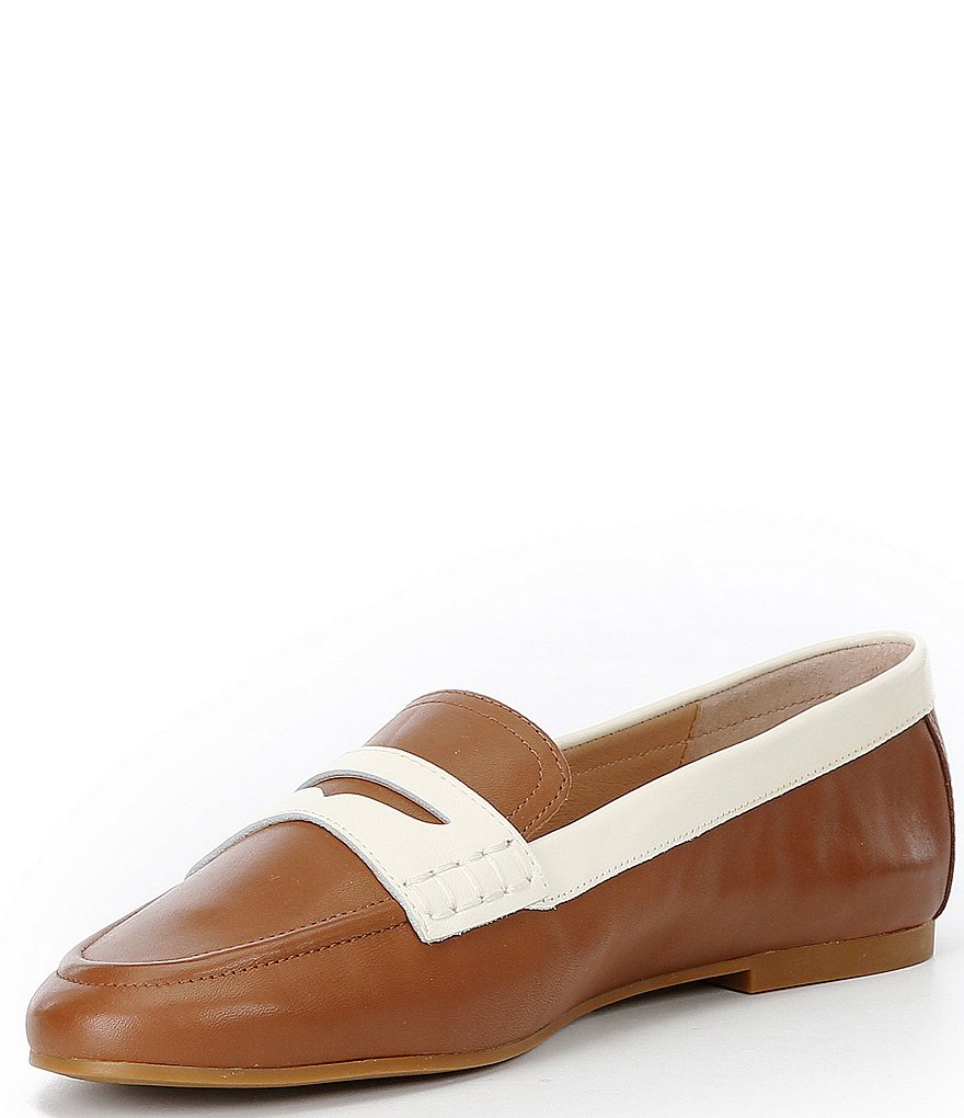 Lauren Ralph Lauren Adison Two-Tone Leather Loafers
