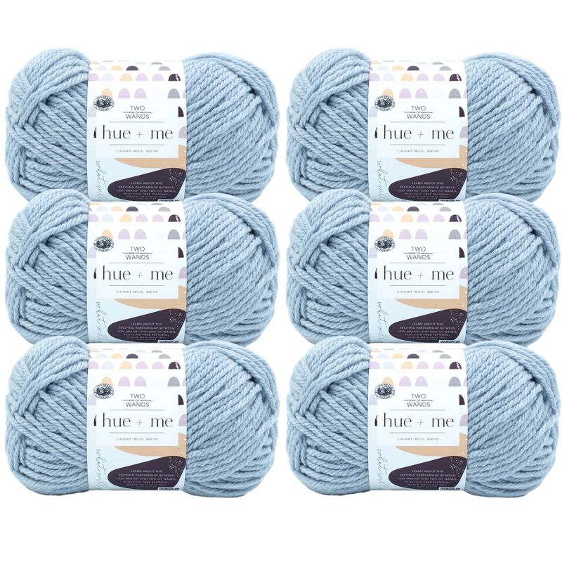 6pk Hue + Me Yarn Ozone - Lion Brand Yarn