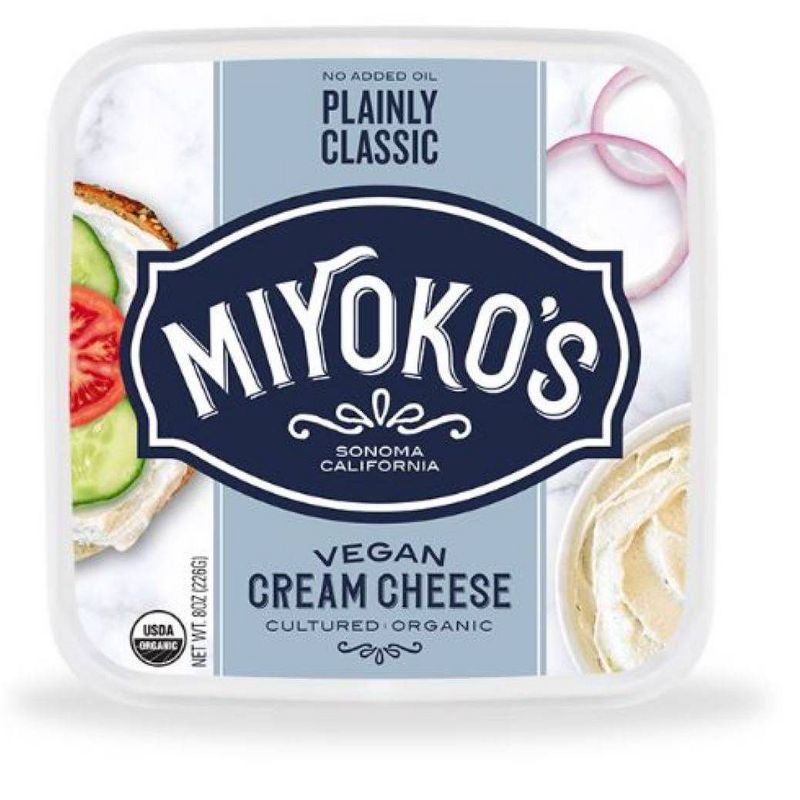 Miyoko's Organic Vegan Plainly Classic Cream Cheese - 8oz