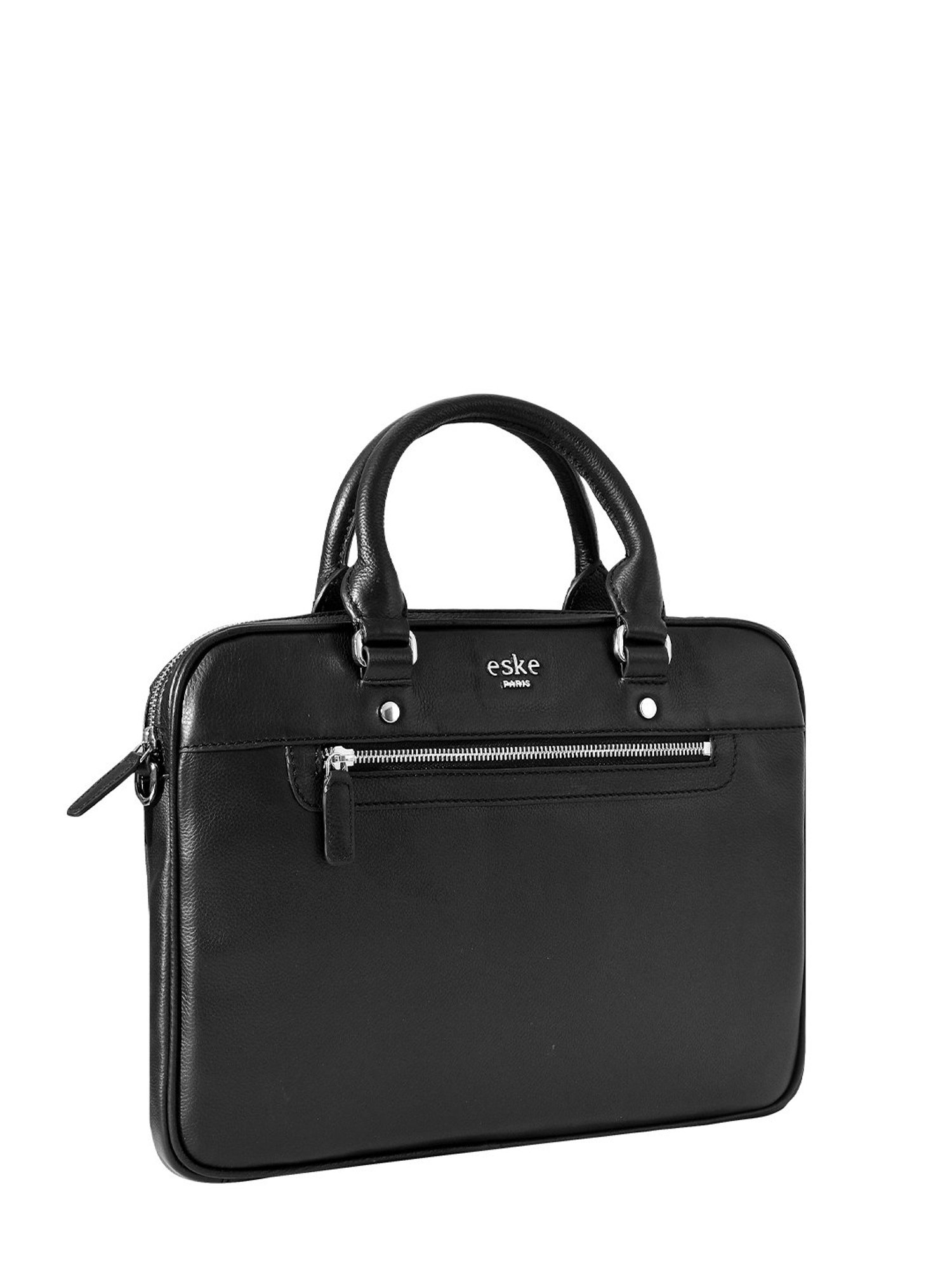 Eske Black Large Messenger Bag