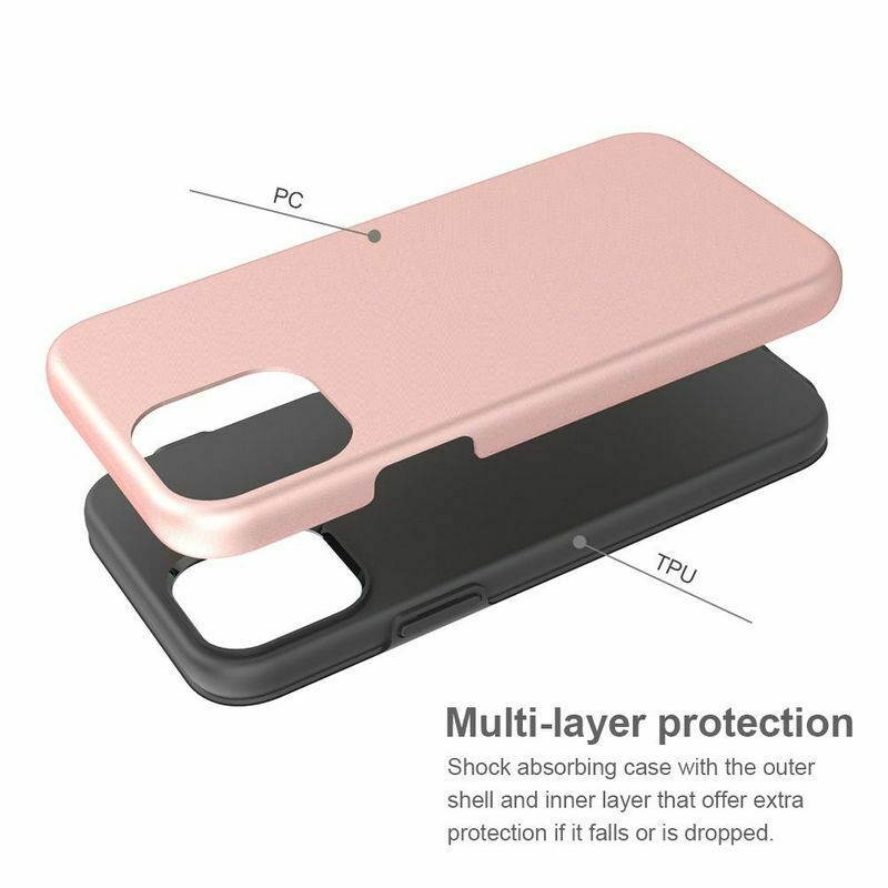 For  iPhone 12/ 12 Pro 6.1 in Pink The Patrol Hard TPU Hybrid Case