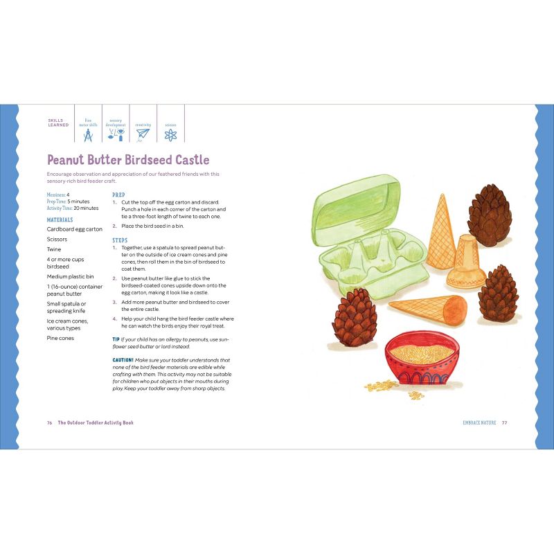 The Outdoor Toddler Activity Book - by Krissy Bonning-Gould (Paperback)