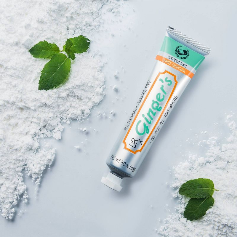 Dr. Ginger Activated White Charcoal Toothpaste - 4oz