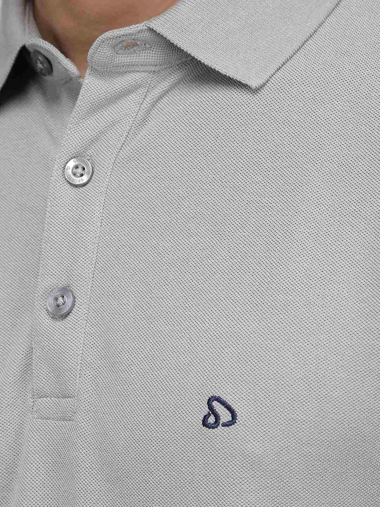 Sporto Grey Regular Fit Polo T-Shirt