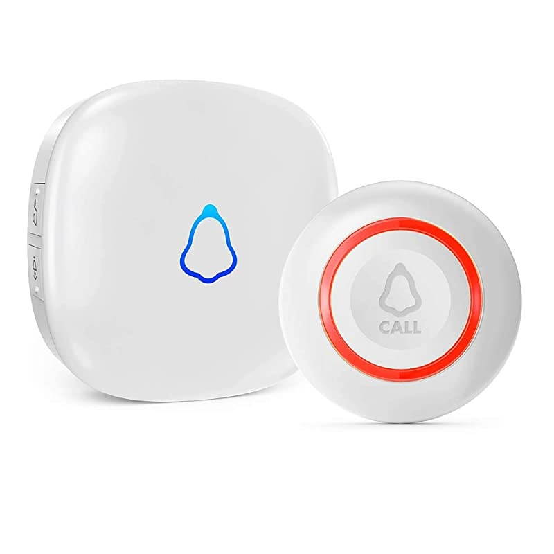 Wireless Doorbell  Waterproof Doorbell 500+Ft Range Loud Enough with LED Flashing