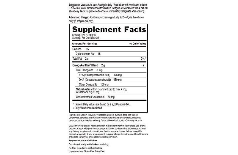 Garden of Life Omegas And Fish Oil Oceans 3 Beyond Omega-3 Softgel 60ct.