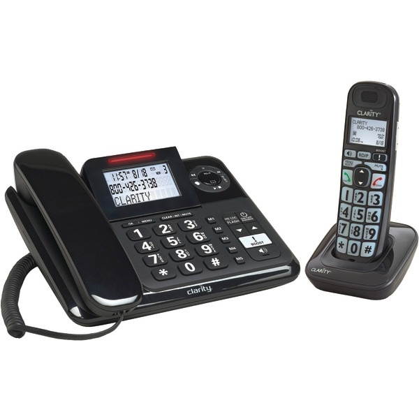 Clarity 53727.000 E814CC Moderate Hearing Loss Corded and Cordless Phone Combo