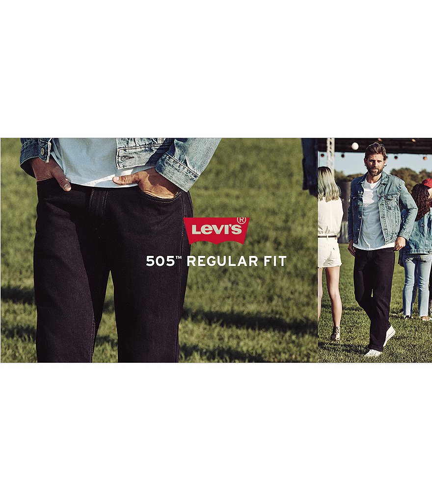 Levi's&reg; 505 Regular Fit Rigid Jeans