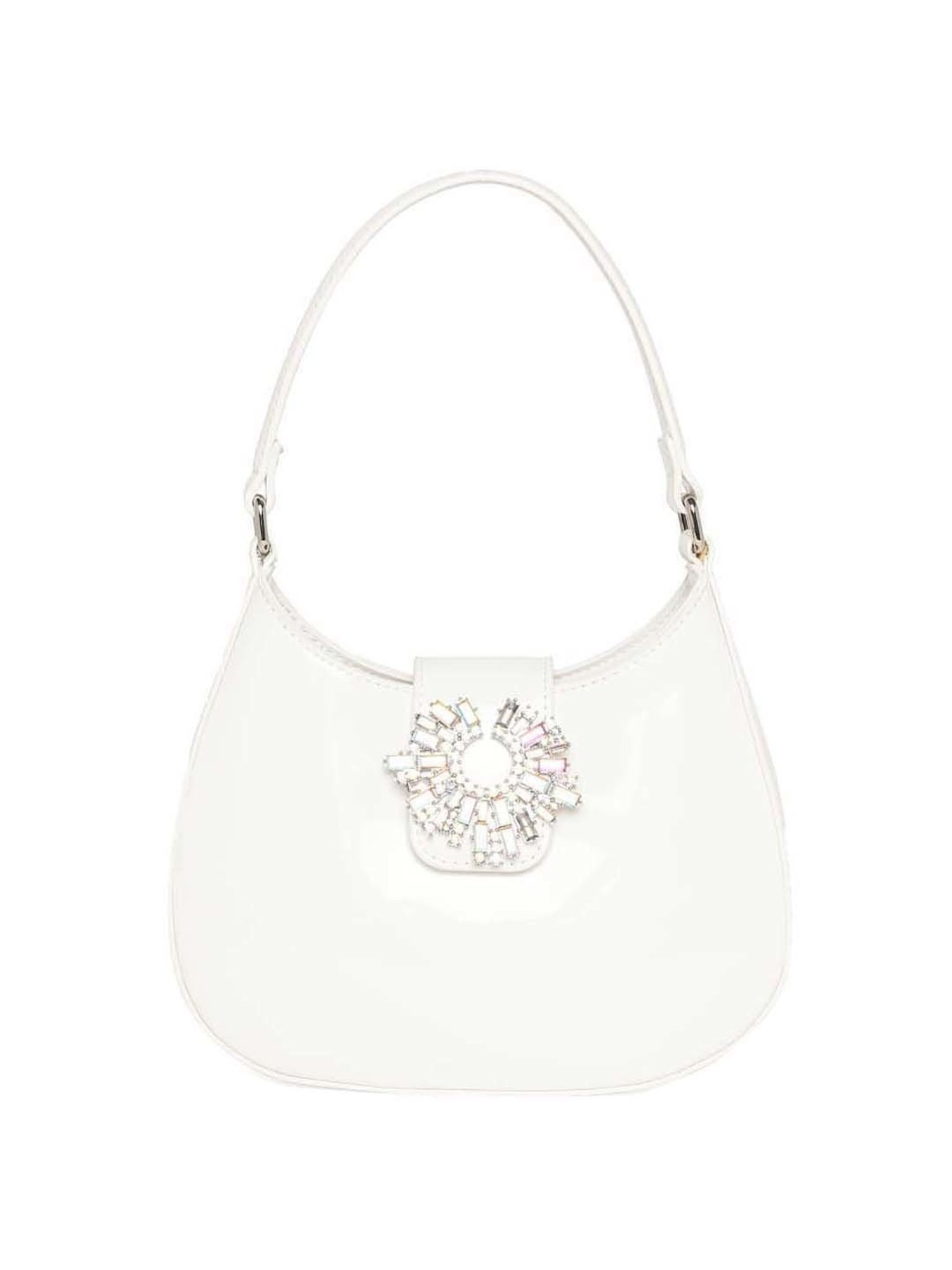 Call It Spring White Solid Medium Shoulder Bag