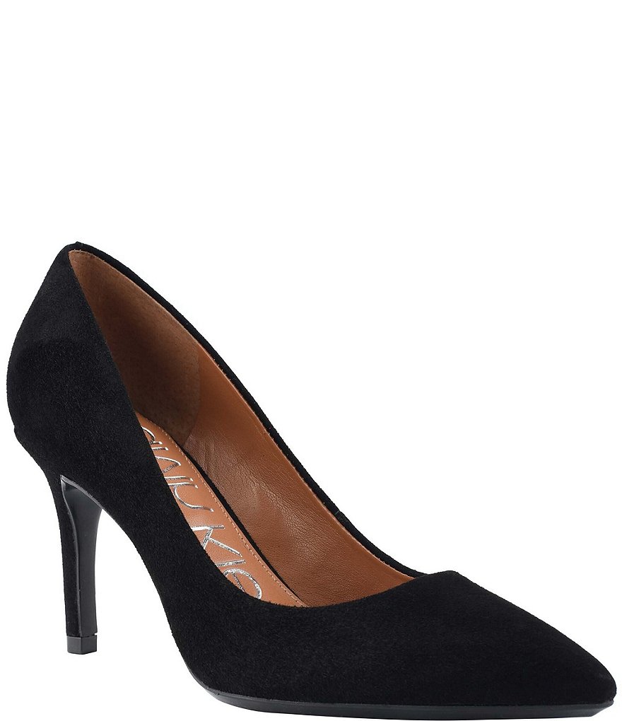 Deltan Tessa Croc-Embossed T-Strap Block Heel Pumps