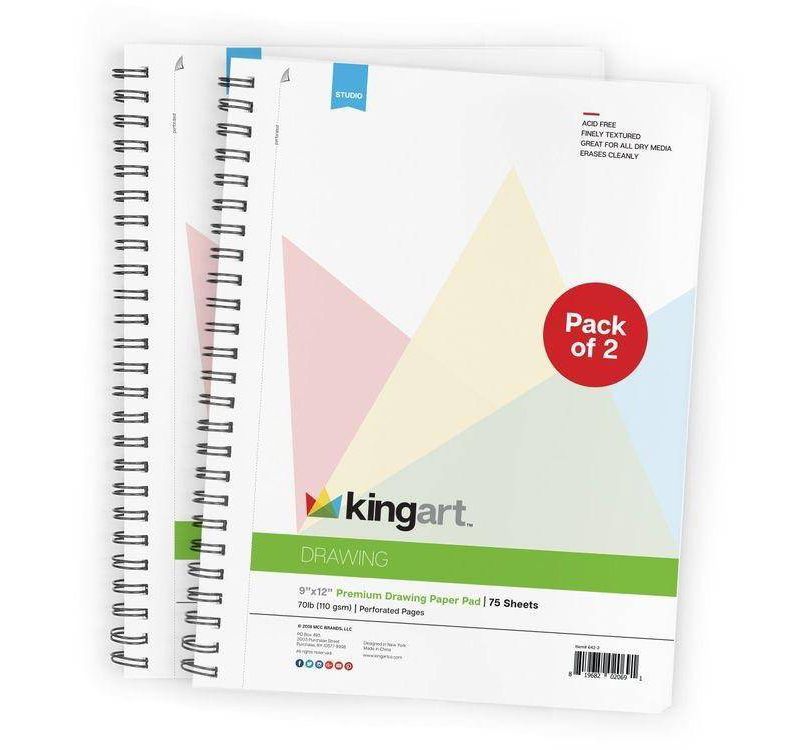 Kingart 71ct Sketching & Drawing Bundle