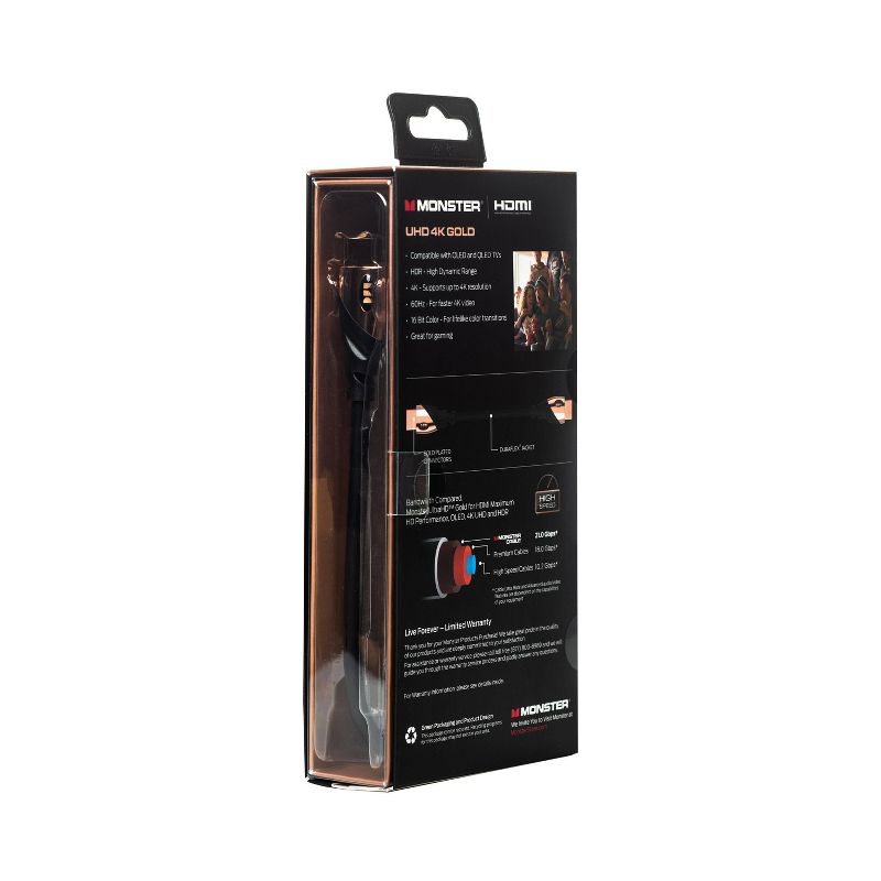 Monster 6' 4K HDMI Cable
