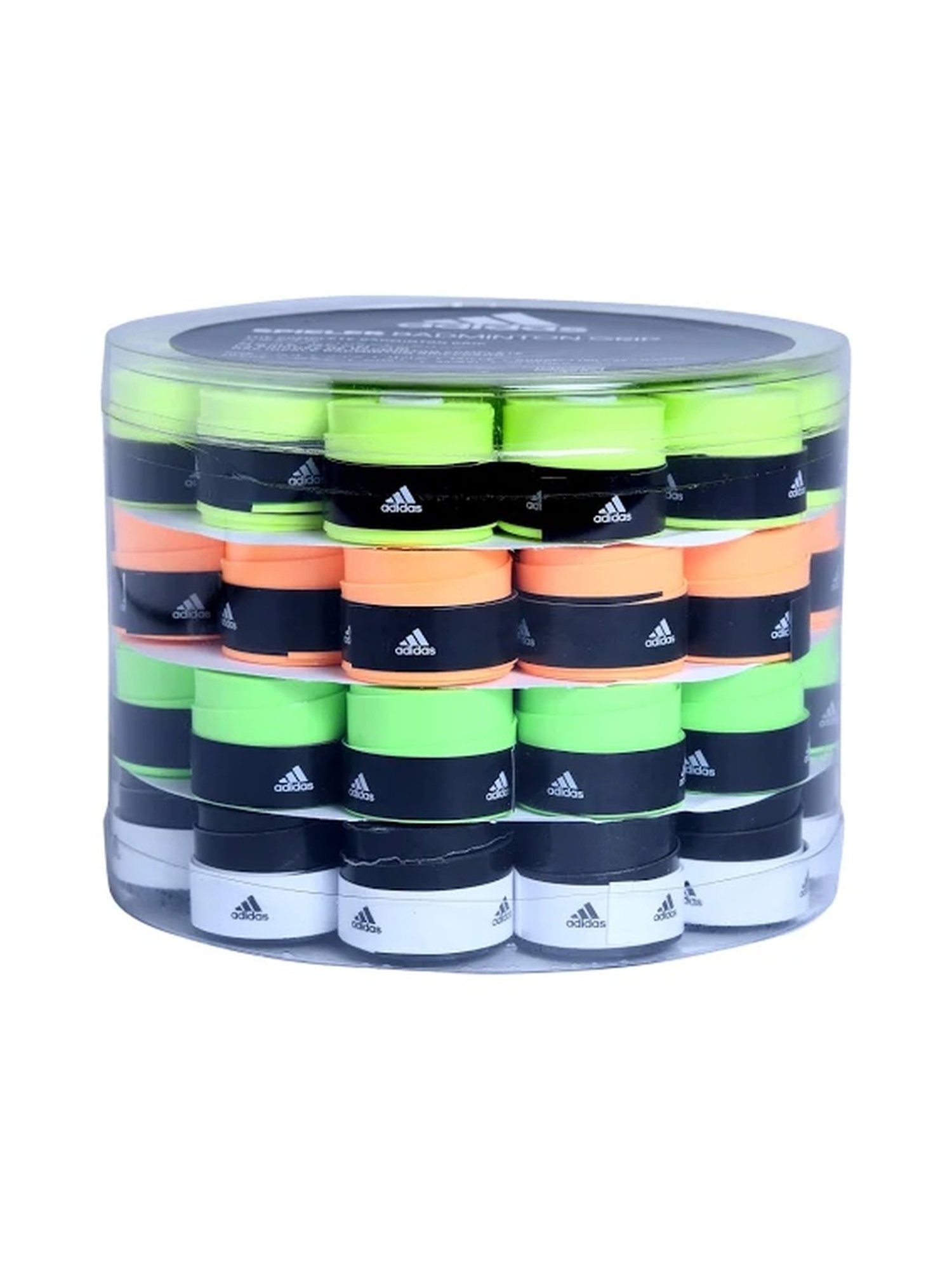 Adidas Spieler Multicolored Badminton Racquet Overgrips (Pack of 60)