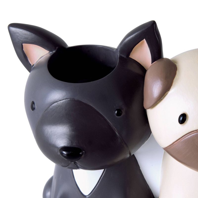 3pc Puppy Love Bath Set with Soap Dish - Allure Home Creations