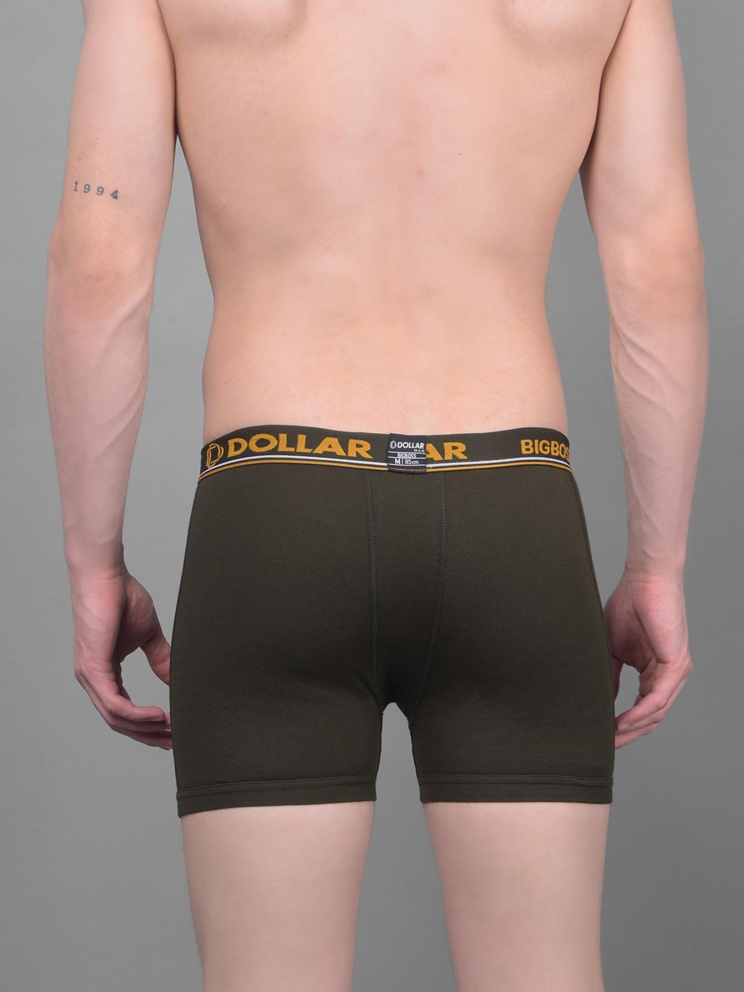 Dollar Bigboss Assorted Cotton Regular Fit Trunks - Pack Of 3