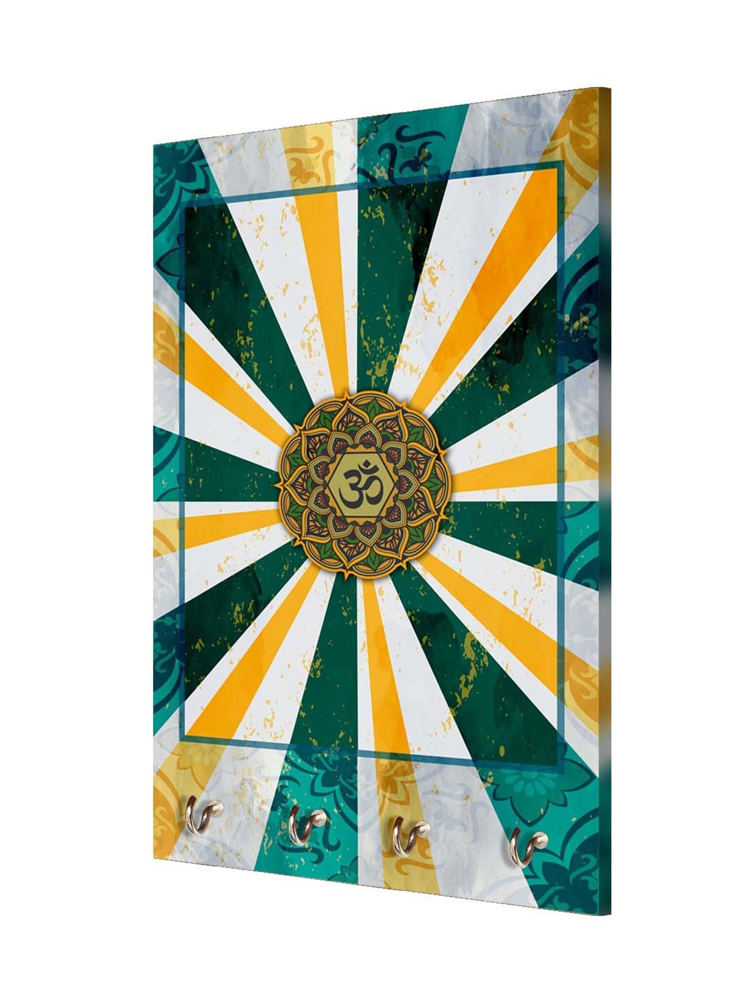 999Store Multicolour MDF Decorative Wall Mount Key Holder - Set of 1