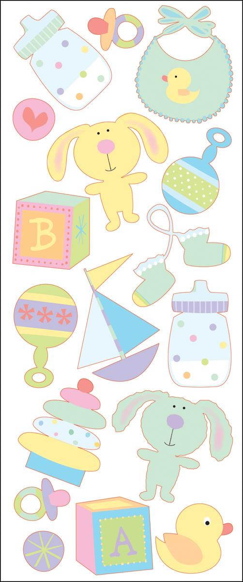 Puffy Classic Stickers-Baby Toys