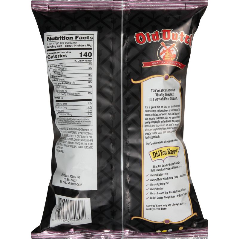 Old Dutch Parmesan & Garlic Kettle Chips - 9oz